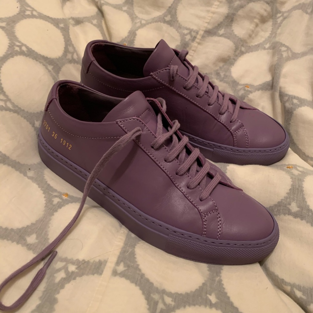 Common Projects Purple Achilles Low